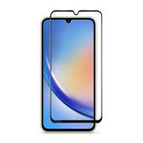 Forzacase Samsung Galaxy A34 Çerçeveli Tam Kaplayan Temperli Ekran Koruyucu - FC003