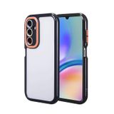 Forzacase Samsung Galaxy A55 uyumlu Colorful Serisi Kamera Korumalı Yarı Esnek Plastik Tpu Kılıf (Siyah)