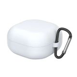 Forzacase Samsung Galaxy Buds Fe ile Uyumlu Anahtar Askılıklı Bluetooth Kulaklık Kılıfı - FC1107 - Beyaz