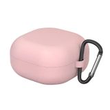 Forzacase Samsung Galaxy Buds Fe ile Uyumlu Anahtar Askılıklı Bluetooth Kulaklık Kılıfı - FC1107 - Pembe