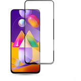 Forzacase Samsung Galaxy M31s ile uyumlu Çerçeveli Tam Kaplayan Temperli Ekran Koruyucu - FC003