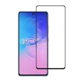 Forzacase Samsung Galaxy S10 Lite ile uyumlu Çerçeveli Tam Kaplayan Temperli Ekran Koruyucu - FC003