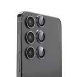 Forzacase Samsung Galaxy S25 Plus ile uyumlu Kamera Camı Lens Koruyucu Halka Seti - FC381 (Siyah)