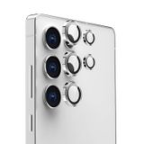 Forzacase Samsung Galaxy S25 Ultra ile uyumlu Kamera Camı Lens Koruyucu Halka Seti - FC381 (Gümüş)