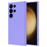 Forzacase Samsung Galaxy S25 Ultra ile uyumlu Liquid Serisi İçi Kadife Lansman Silikon Kılıf (Lila)