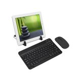 Forzacase Samsung Galaxy Tab A9 Plus Uyumlu Bluetooth Kablosuz Klavye Mouse + Tablet Standı - Fc1088 -