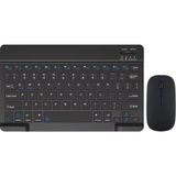Forzacase Samsung Galaxy Tab S10 Plus 12.4 X820 ile uyumlu Bluetooth Kablosuz Klavye Mouse Set FC760 (Siyah)