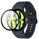 Forzacase Samsung Galaxy Watch 6 44mm için Çerçeveli Tam Kaplayan 3D Pet Ekran Koruyucu Film - FC016