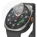 Forzacase Samsung Galaxy Watch 7 Ultra 47MM ile Uyumlu Temperli Kırılmaz Cam Ekran Koruyucu FC861 - Şeffaf