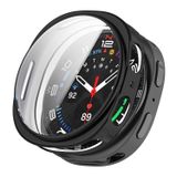 Forzacase Samsung Galaxy Watch 8 40mm ile uyumlu Önü Kapalı Ekran Korumalı Silikon Kılıf - FC010 (Siyah)