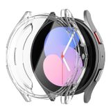 Forzacase Samsung Galaxy Watch6 44mm Önü Kapalı Ekran Korumalı Silikon Kılıf - FC010 (Şeffaf)