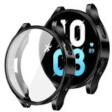 Forzacase Samsung Galaxy Watch6 44mm Önü Kapalı Ekran Korumalı Silikon Kılıf - FC010 (Siyah)