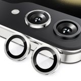 Forzacase Samsung Galaxy Z Flip 6 ile uyumlu Kamera Camı Lens Koruyucu Halka Seti - FC381 (Gümüş)