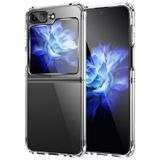 Forzacase Samsung Galaxy Z Flip6 ile uyumlu Crystal Serisi Anti Shock Sert Silikon Kılıf