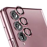 Forzacase Samsung Galaxy Z Fold 6 ile uyumlu Kamera Camı Lens Koruyucu Halka Seti - FC381 (Pembe)