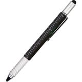 Forzacase Su Terazili Cetvelli Tornavidalı Çok Fonksiyonlu Mühendis Kalemi Dokunmatik Touchpen FC367 - Gümüş