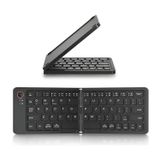 Forzacase Tablet Telefon için Şarjlı Katlanabilir Taşınabilir Kablosuz Bluetooth Mini Klavye FC1030