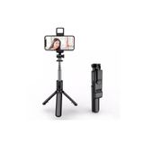 Forzacase Telefonlar için Işıklı Kablosuz Bluetooth Selfie Çubuğu 90 cm 3 Ayak Kamera Tripodu FC1006