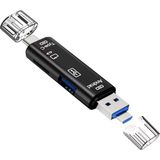 Forzacase USB 3.0 Type C Micro USB Kart Okuyucu 3in1 USB Otg Sd - FC801