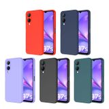 Forzacase Vivo Y17s İle Uyumlu Liquid Serisi İçi Kadife Lansman Silikon Kılıf Lacivert