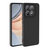 Forzacase Xiaomi 14T ile uyumlu Liquid Serisi İçi Kadife Lansman Silikon Kılıf (Siyah)