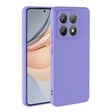 Forzacase Xiaomi 14T Pro ile uyumlu Liquid Serisi İçi Kadife Lansman tELEFON Silikon Kılıf (Lila)