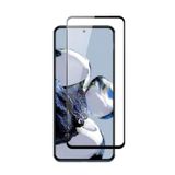Forzacase Xiaomi Mi 12T Pro ile uyumlu Çerçeveli Tam Kaplayan Temperli Ekran Koruyucu - FC003