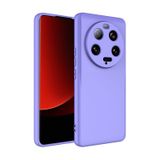 Forzacase Xiaomi Mi 13 Ultra ile uyumlu Liquid Serisi İçi Kadife Lansman Silikon Kılıf (Lila)