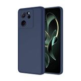 Forzacase Xiaomi Mi 13T ile uyumlu Liquid Serisi İçi Kadife Lansman Silikon Kılıf (Lacivert)