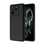 Forzacase Xiaomi Mi 13T Pro ile uyumlu Liquid Serisi İçi Kadife Lansman Silikon Kılıf (Siyah)