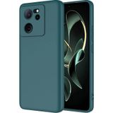 Forzacase Xiaomi Mi 13T Pro ile uyumlu Liquid Serisi İçi Kadife Lansman Silikon Kılıf (Yeşil)