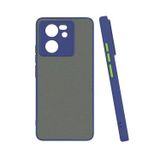 Forzacase Xiaomi Mi 13T Pro ile uyumlu Shell Serisi Darbeye Dayanıklı Yarı Esnek Plastik Kılıf (Lacivert)