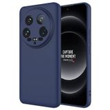 Forzacase Xiaomi Mi 14 Ultra ile uyumlu Liquid Serisi İçi Kadife Lansman Silikon Kılıf (Lacivert)
