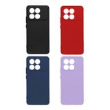 Forzacase Xiaomi Poco X6 Pro ile uyumlu Maxim Serisi Mat Silikon Kılıf (Siyah)