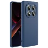 Forzacase Xiaomi Poco X7 ile uyumlu Liquid Serisi İçi Kadife Lansman Silikon Kılıf (Lacivert)