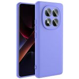 Forzacase Xiaomi Poco X7 ile uyumlu Liquid Serisi İçi Kadife Lansman Silikon Kılıf (Lila)