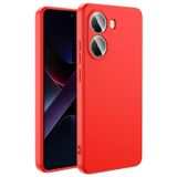 Forzacase Xiaomi Poco X7 Pro ile uyumlu Liquid Serisi İçi Kadife Lansman Silikon Kılıf (Kırmızı)