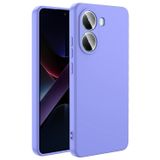 Forzacase Xiaomi Poco X7 Pro ile uyumlu Liquid Serisi İçi Kadife Lansman Silikon Kılıf (Lila)