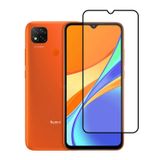 Forzacase Xiaomi Redmi 9C ile uyumlu Çerçeveli Tam Kaplayan Temperli Ekran Koruyucu - FC003