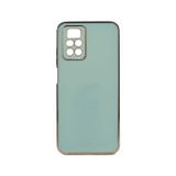 Forzacase Xiaomi Redmi Note 11 Pro 5G uyumlu Luxury Serisi Altın Çerçeveli Silikon Kılıf