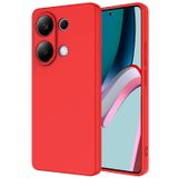 Forzacase Xiaomi Redmi Note 13 Pro 4G ile uyumlu Liquid Serisi İçi Kadife Lansman Silikon Kılıf (Kırmızı)