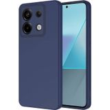 Forzacase Xiaomi Redmi Note 13 Pro 5G ile uyumlu Liquid Serisi İçi Kadife Lansman Silikon Kılıf (Lacivert)