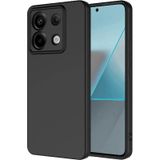 Forzacase Xiaomi Redmi Note 13 Pro 5G ile uyumlu Liquid Serisi İçi Kadife Lansman Silikon Kılıf (Siyah)