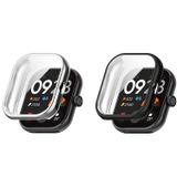Forzacase Xiaomi Redmi Watch 4 İle Uyumlu Önü Kapalı Ekran Korumalı Silikon Kılıf - Fc010 Siyah