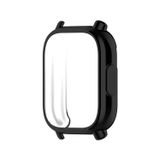 Forzacase Xiaomi Redmi Watch 5 Active ile uyumlu Önü Kapalı Ekran Korumalı Silikon Kılıf - FC010 (Siyah)