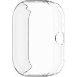 Forzacase Xiaomi Redmi Watch 5 ile uyumlu Önü Kapalı Ekran Korumalı Silikon Kılıf - FC010 (Şeffaf)