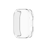 Forzacase Xiaomi Redmi Watch 6 ile uyumlu Önü Kapalı Ekran Korumalı Silikon Kılıf - FC010 (Şeffaf)