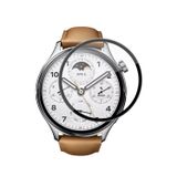 Forzacase Xiaomi Watch S1 Pro için Çerçeveli Tam Kaplayan 3D Pet Ekran Koruyucu Film - FC016