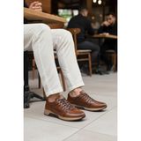 Fosco 2720-1 M Taba Hakiki Deri Erkek Günlük Ayakkabı