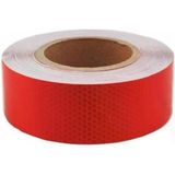 Fosfor Bant Petekli Kırmızı Şerit Bant 5 Cm (5 cm x 5 Metre)